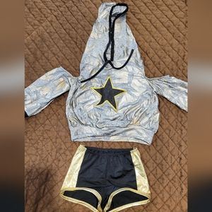 Girls hip-hop dance costume